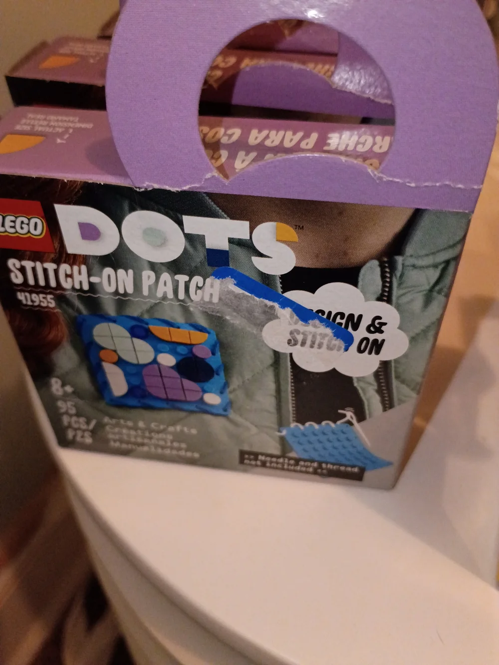 LEGO DOTS Stitch-On Patch - Blue & Purple